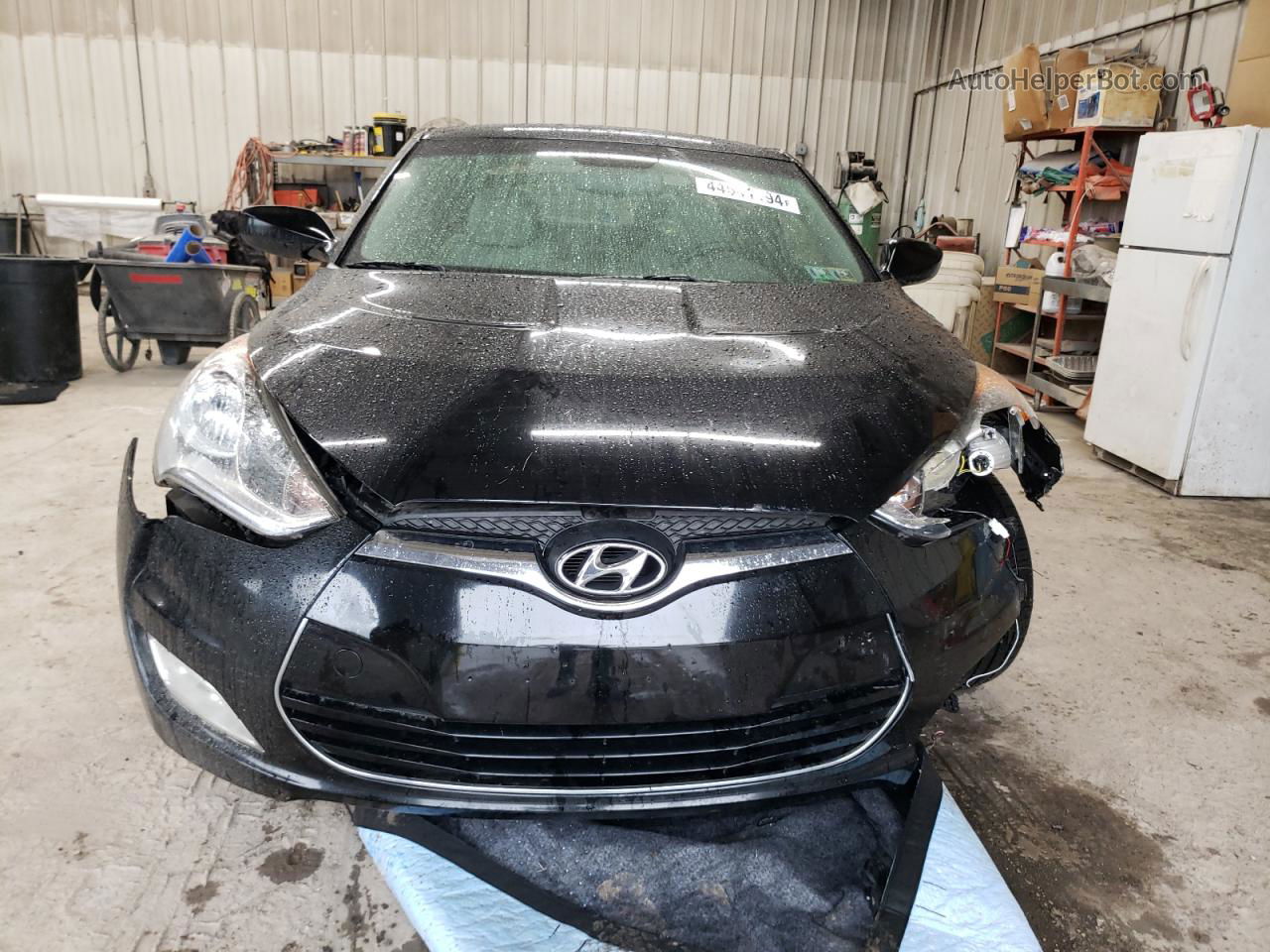 2013 Hyundai Veloster  Black vin: KMHTC6AD1DU105326