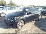 2013 Hyundai Veloster Base W/black Black vin: KMHTC6AD1DU121932