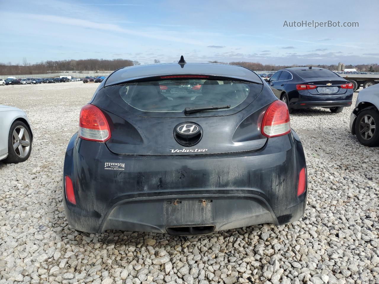 2013 Hyundai Veloster  Black vin: KMHTC6AD1DU131764