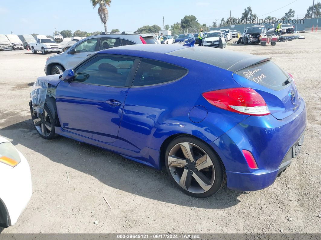 2013 Hyundai Veloster Mix Blue vin: KMHTC6AD1DU134048