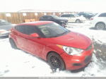 2013 Hyundai Veloster W/gray Int Red vin: KMHTC6AD1DU150377