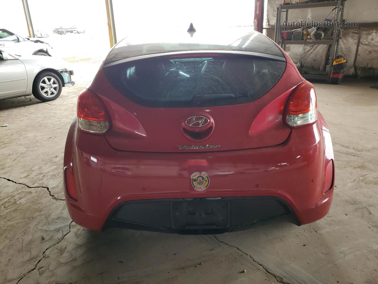 2013 Hyundai Veloster  Red vin: KMHTC6AD1DU151268