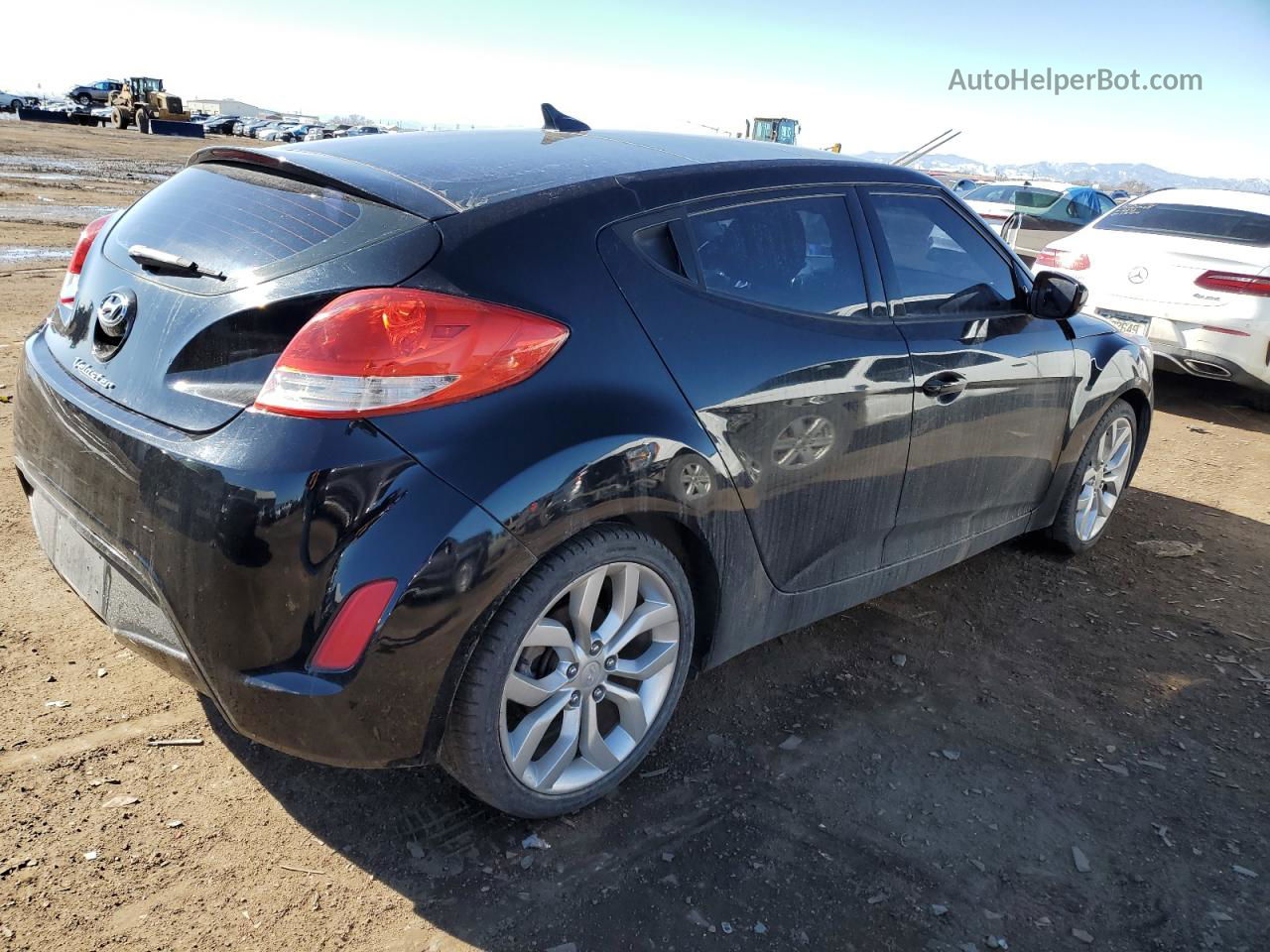 2013 Hyundai Veloster  Black vin: KMHTC6AD1DU154946