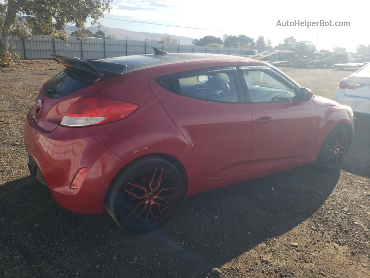 2013 Hyundai Veloster  Red vin: KMHTC6AD1DU157894