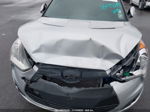 2013 Hyundai Veloster Base W/black Серебряный vin: KMHTC6AD1DU159080