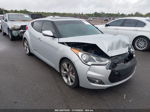 2013 Hyundai Veloster Base W/black Silver vin: KMHTC6AD1DU159080