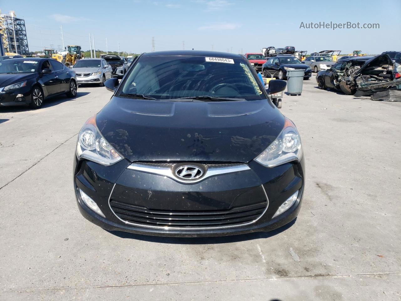 2013 Hyundai Veloster  Black vin: KMHTC6AD1DU179877