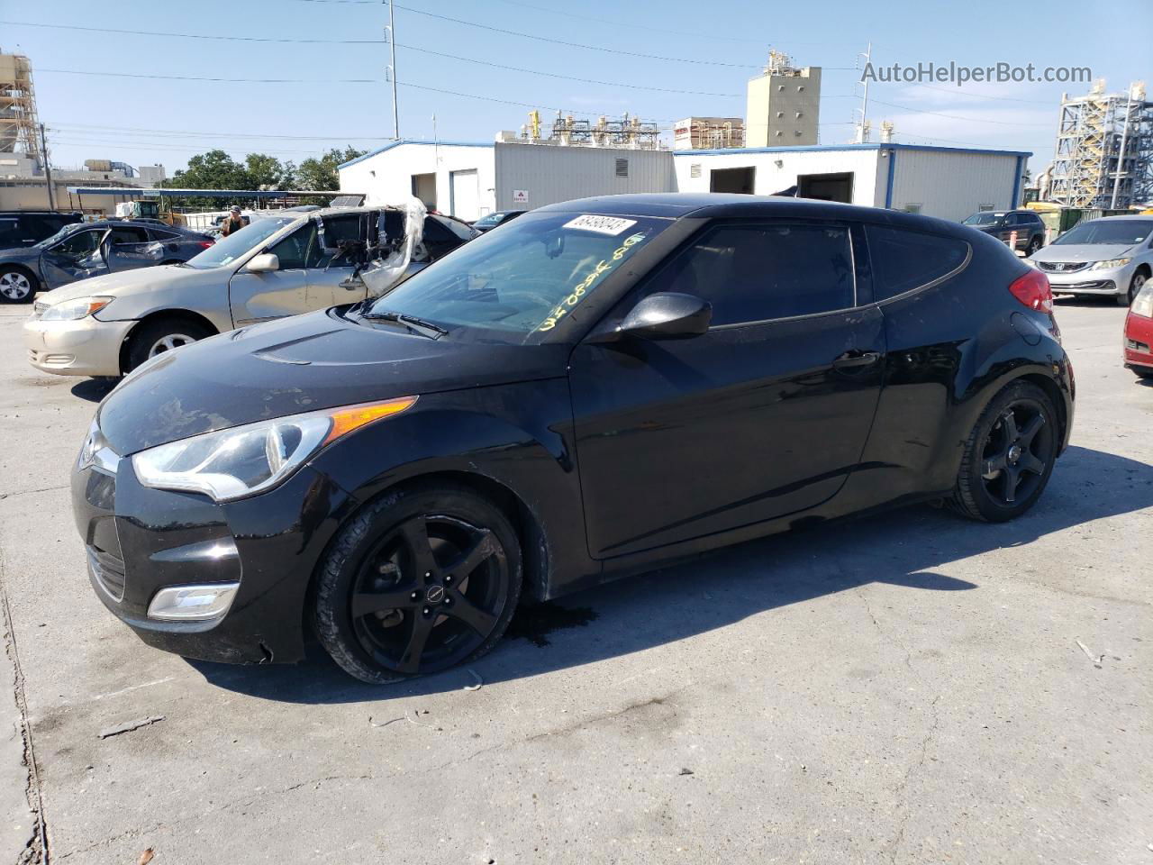 2013 Hyundai Veloster  Black vin: KMHTC6AD1DU179877