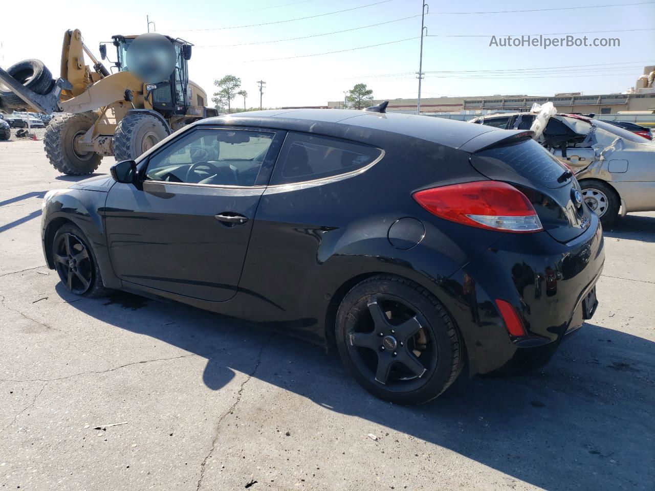 2013 Hyundai Veloster  Black vin: KMHTC6AD1DU179877