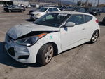 2013 Hyundai Veloster  White vin: KMHTC6AD2DU085720