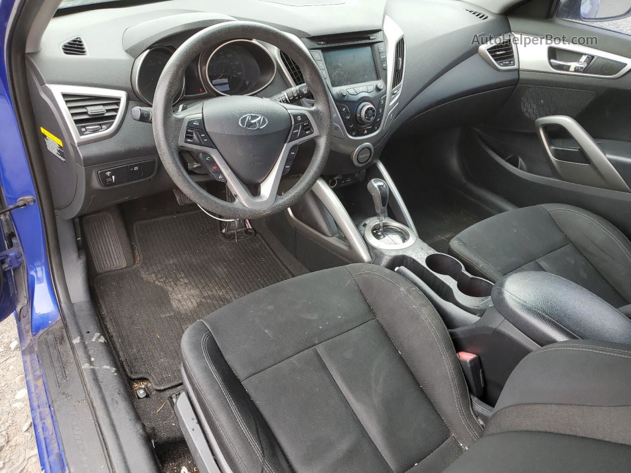 2013 Hyundai Veloster  Синий vin: KMHTC6AD2DU088312