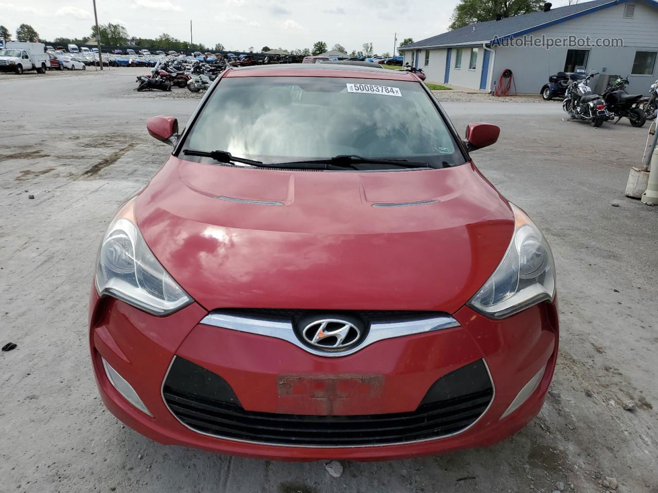 2013 Hyundai Veloster  Red vin: KMHTC6AD2DU093560