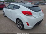 2013 Hyundai Veloster Base W/black White vin: KMHTC6AD2DU102905