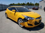 2013 Hyundai Veloster  Yellow vin: KMHTC6AD2DU120837