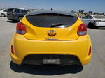 2013 Hyundai Veloster  Yellow vin: KMHTC6AD2DU120837