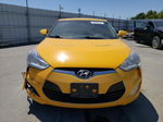 2013 Hyundai Veloster  Yellow vin: KMHTC6AD2DU120837