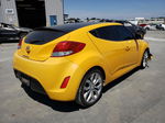 2013 Hyundai Veloster  Yellow vin: KMHTC6AD2DU120837