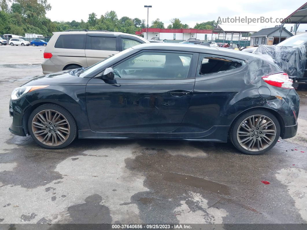 2013 Hyundai Veloster Mix Black vin: KMHTC6AD2DU135953