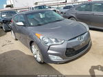 2013 Hyundai Veloster Base W/black Gray vin: KMHTC6AD2DU151179