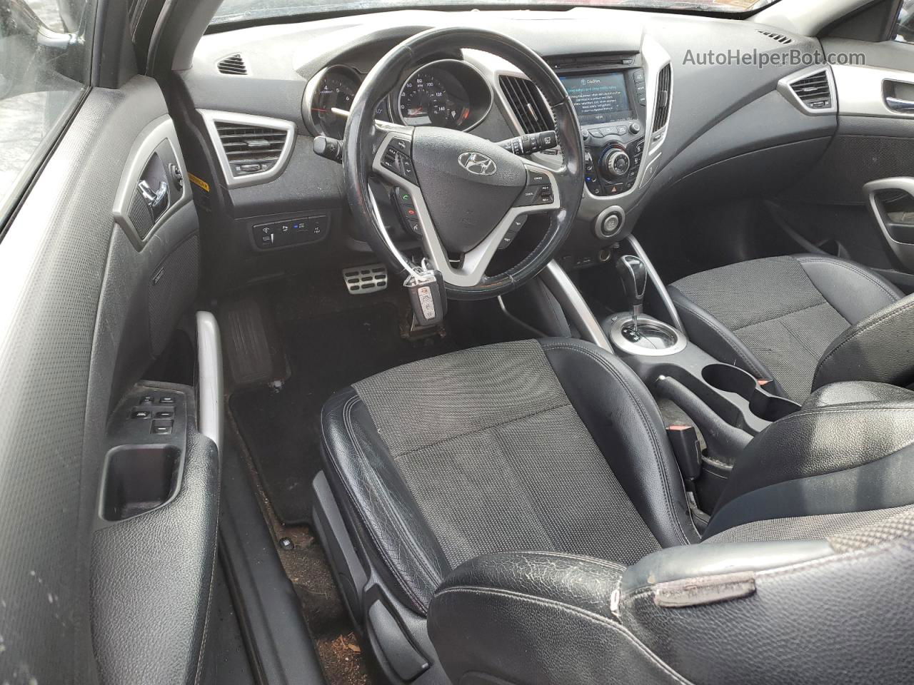 2013 Hyundai Veloster  Черный vin: KMHTC6AD2DU169603