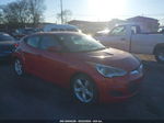 2013 Hyundai Veloster Base W/black Red vin: KMHTC6AD2DU171187