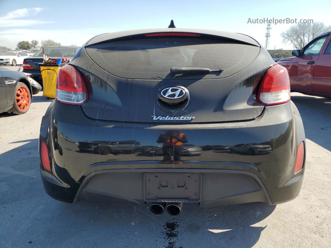 2013 Hyundai Veloster  Black vin: KMHTC6AD2DU173070