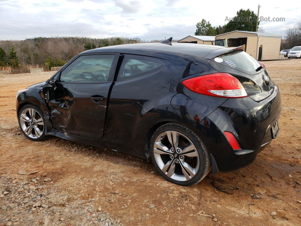 2013 Hyundai Veloster  Black vin: KMHTC6AD2DU174977