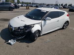 2013 Hyundai Veloster  White vin: KMHTC6AD2DU179399