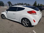 2013 Hyundai Veloster  White vin: KMHTC6AD2DU179399