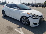 2013 Hyundai Veloster  White vin: KMHTC6AD2DU179399