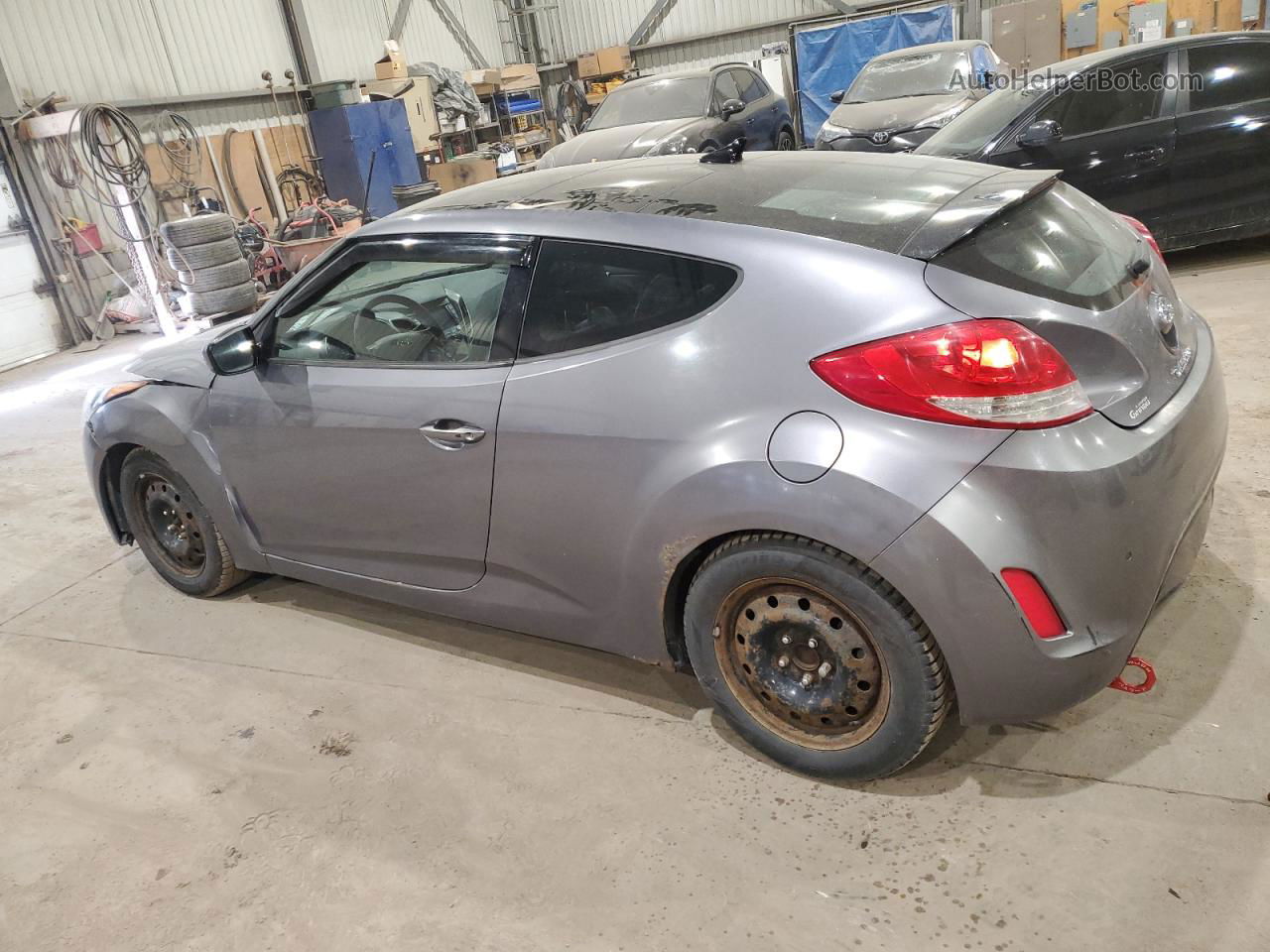 2013 Hyundai Veloster  Gray vin: KMHTC6AD3DU102380