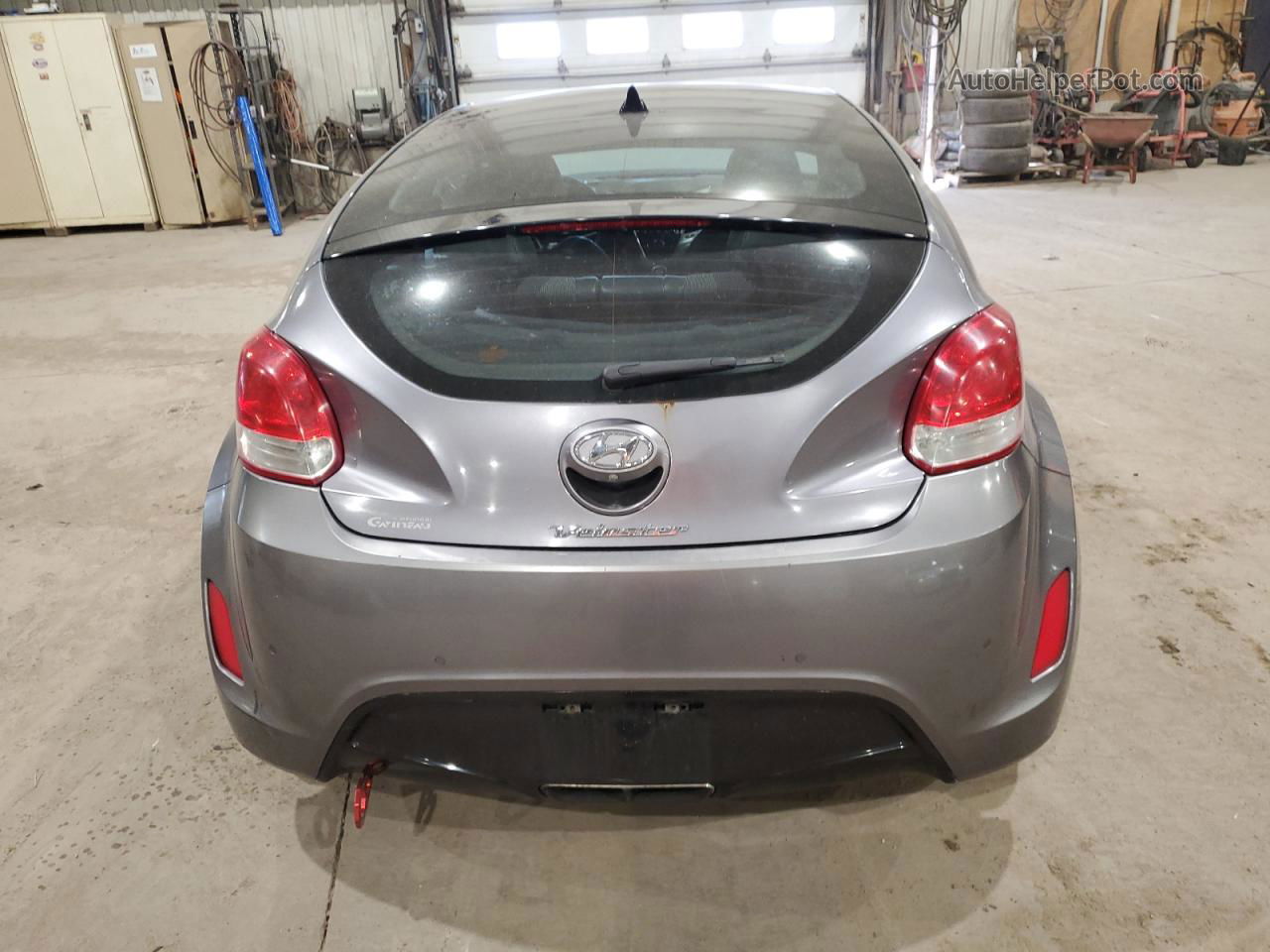 2013 Hyundai Veloster  Gray vin: KMHTC6AD3DU102380