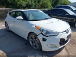 2013 Hyundai Veloster Base W/gray White vin: KMHTC6AD3DU103559