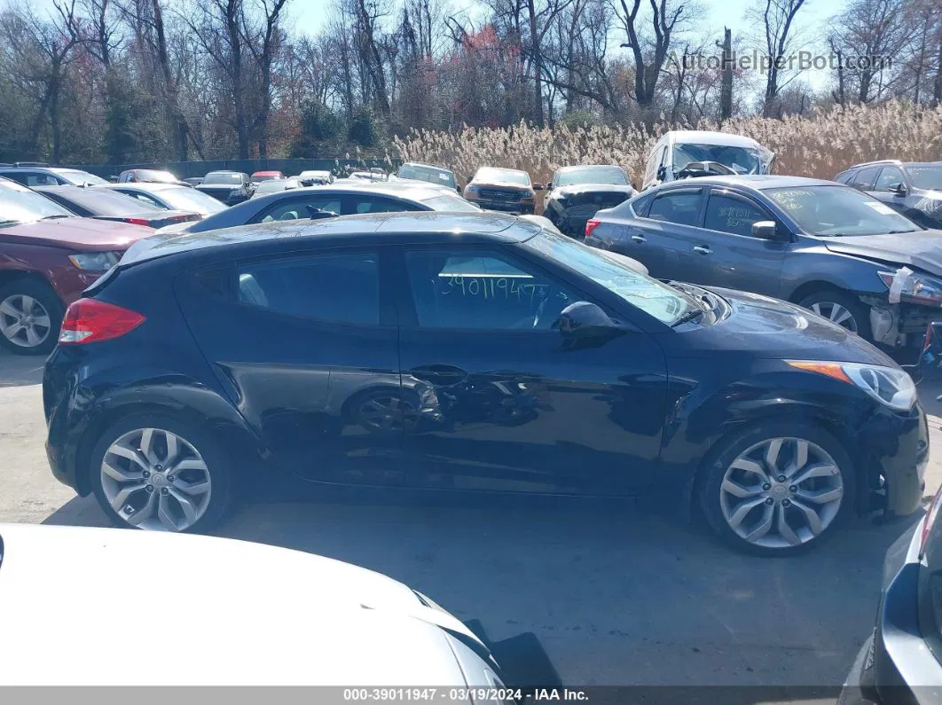 2013 Hyundai Veloster Base W/black Black vin: KMHTC6AD3DU134780