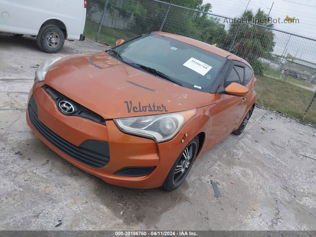 2013 Hyundai Veloster Base W/black Оранжевый vin: KMHTC6AD3DU141812