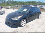 2013 Hyundai Veloster Base W/gray Black vin: KMHTC6AD3DU145651