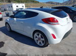 2013 Hyundai Veloster Base W/black White vin: KMHTC6AD3DU146492