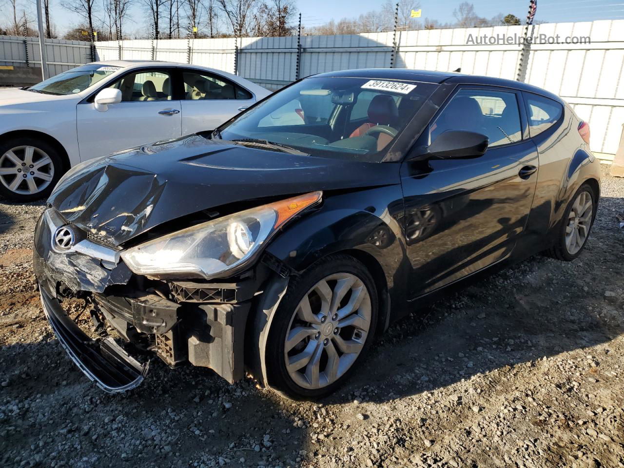 2013 Hyundai Veloster  Black vin: KMHTC6AD3DU171585