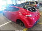 2013 Hyundai Veloster W/gray Int Red vin: KMHTC6AD4DU093494