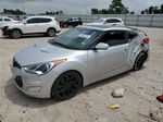 2013 Hyundai Veloster  Silver vin: KMHTC6AD4DU114294