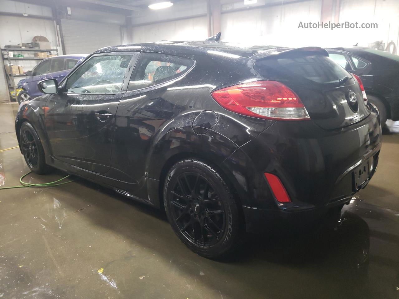 2013 Hyundai Veloster  Черный vin: KMHTC6AD4DU132357