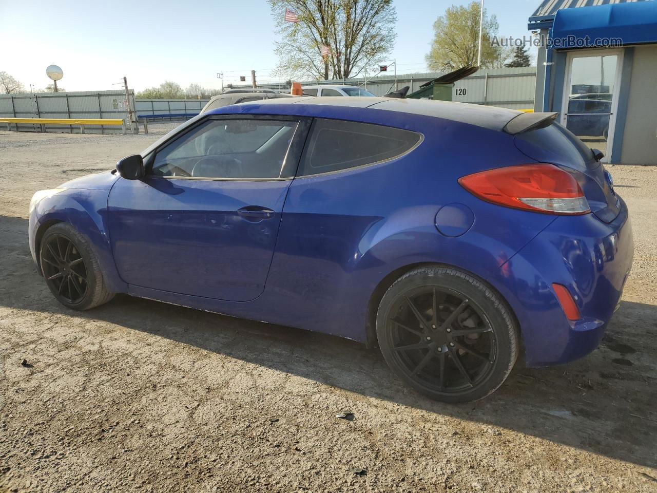 2013 Hyundai Veloster  Blue vin: KMHTC6AD4DU144914