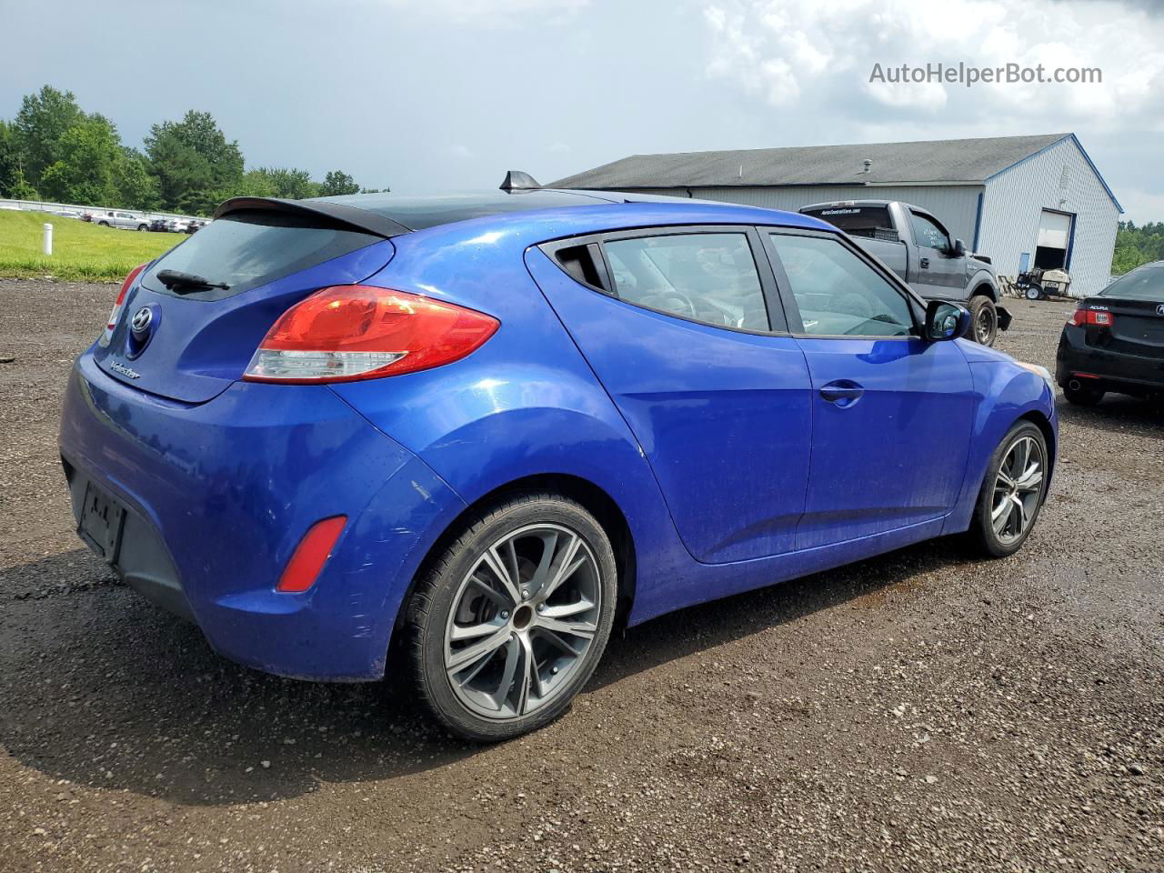 2013 Hyundai Veloster  Синий vin: KMHTC6AD4DU157310