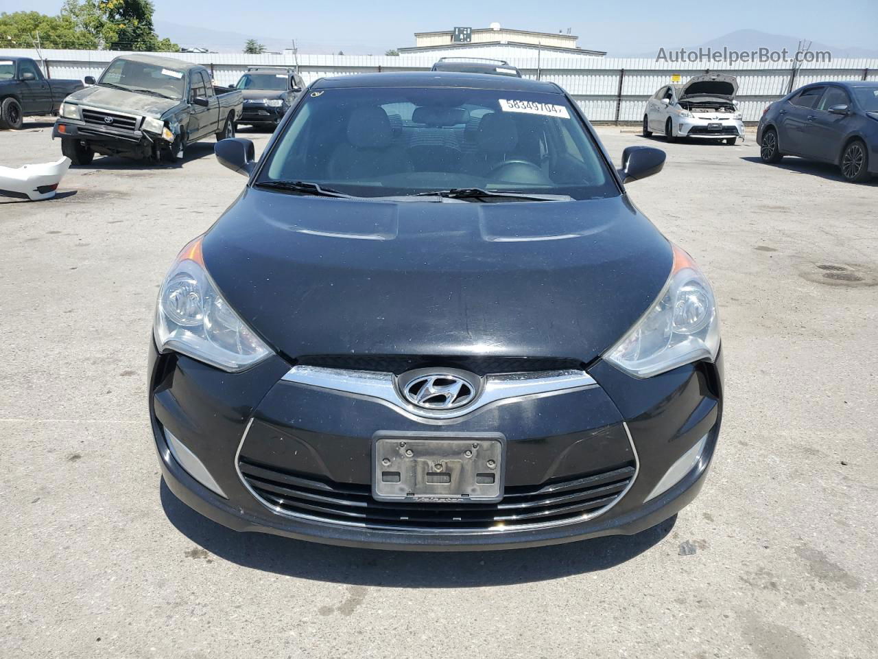 2013 Hyundai Veloster  Black vin: KMHTC6AD4DU158442