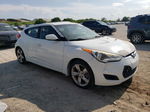 2013 Hyundai Veloster  White vin: KMHTC6AD4DU162345