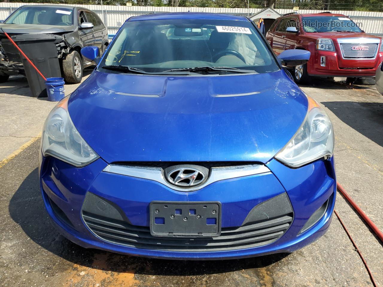 2013 Hyundai Veloster  Blue vin: KMHTC6AD5DU086716