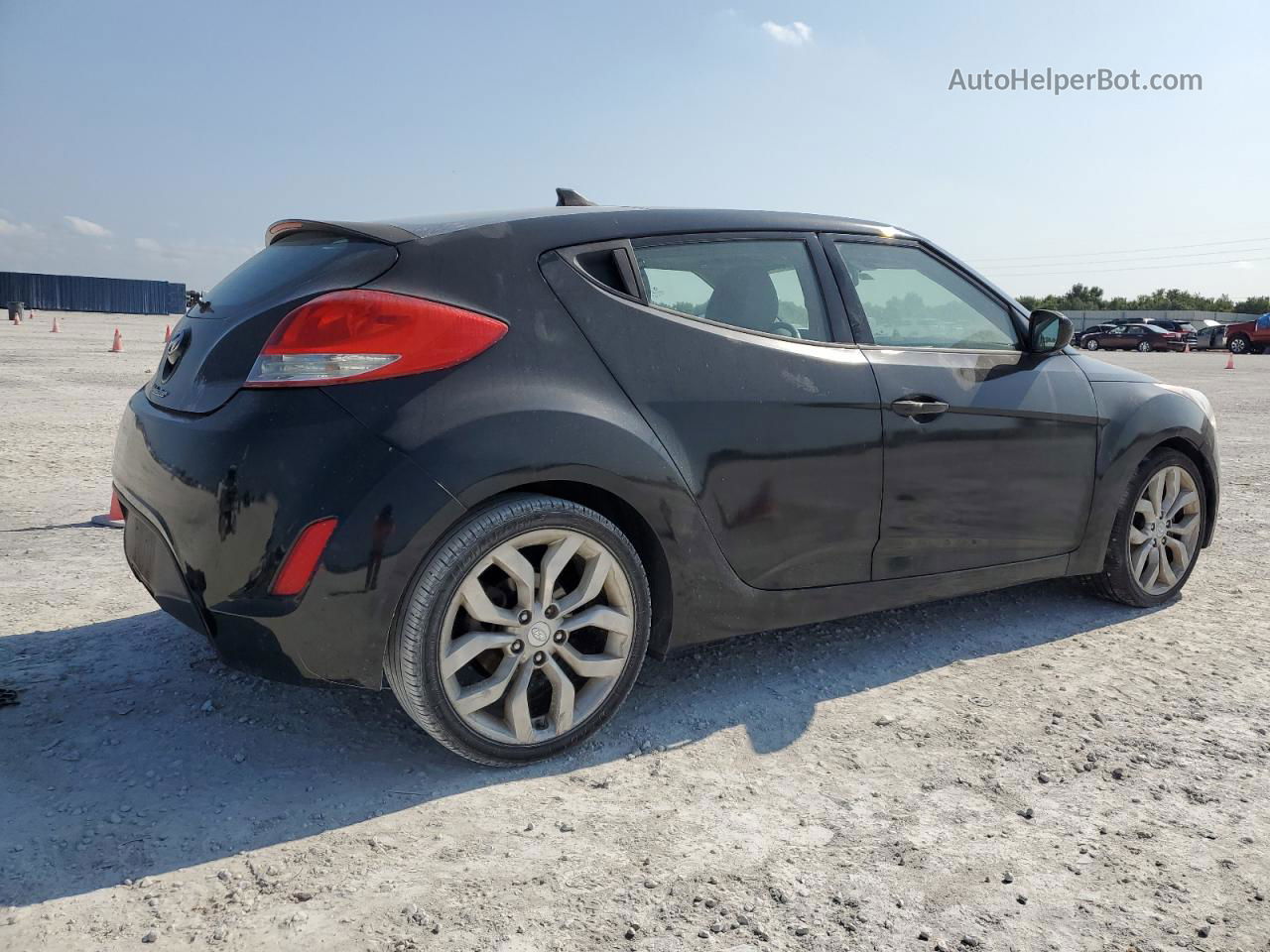 2013 Hyundai Veloster  Black vin: KMHTC6AD5DU091852