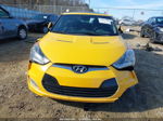 2013 Hyundai Veloster Base W/black Yellow vin: KMHTC6AD5DU096338