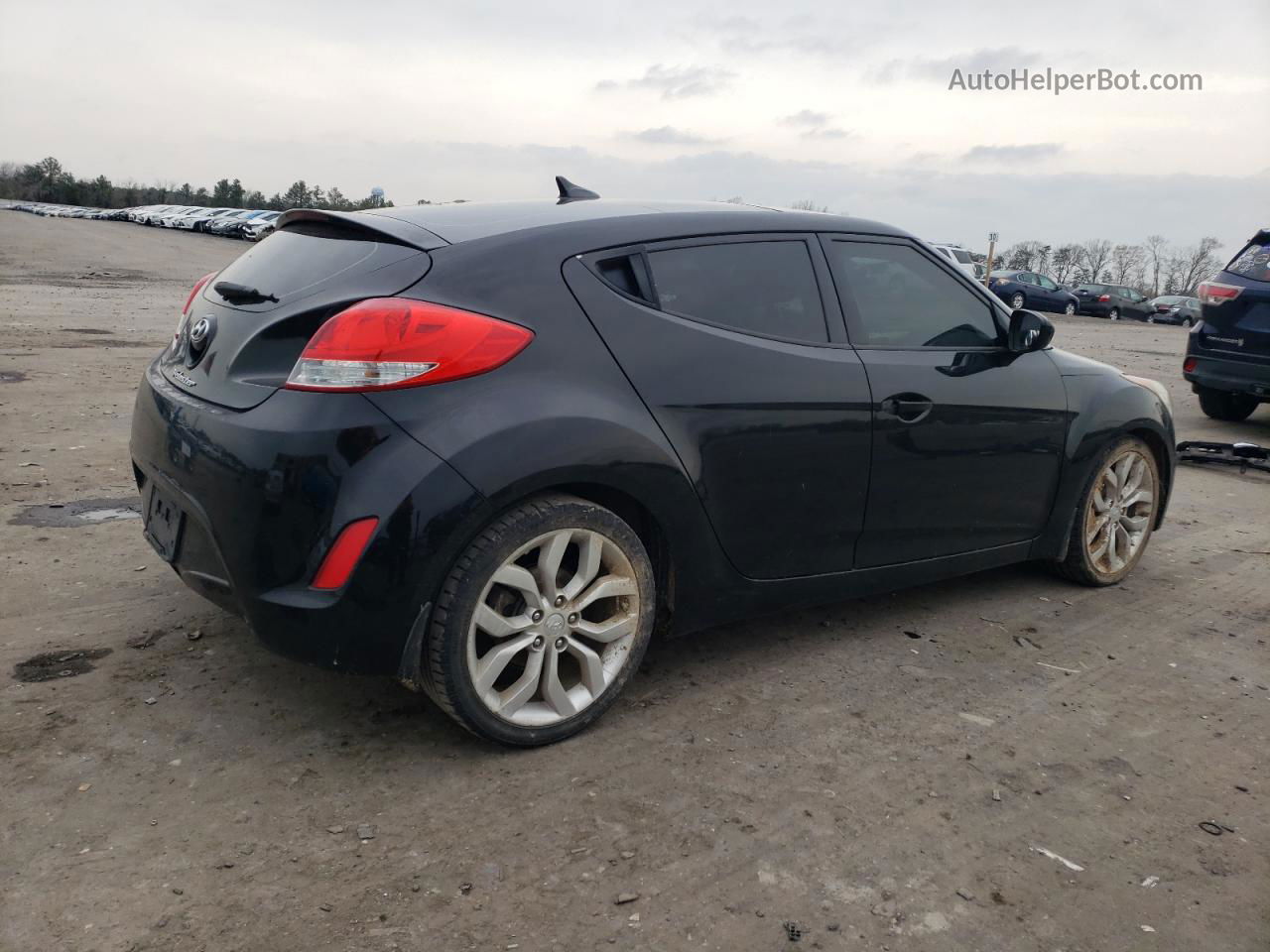 2013 Hyundai Veloster  Black vin: KMHTC6AD5DU111582