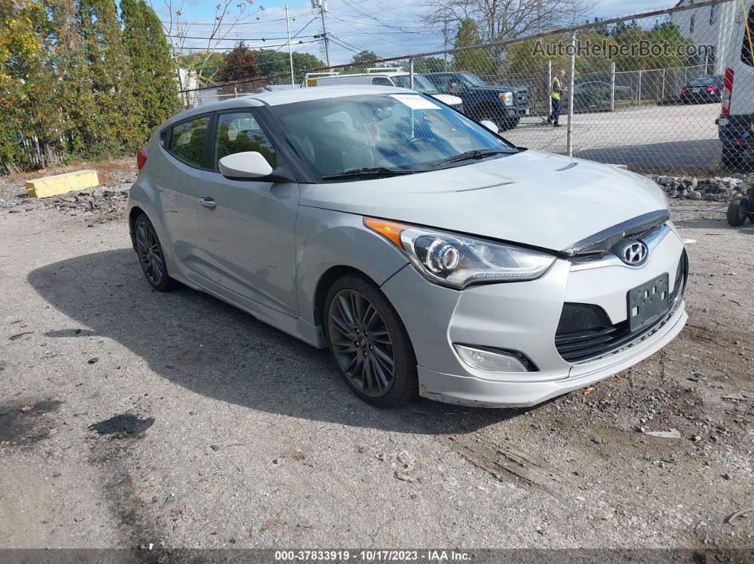 2013 Hyundai Veloster Mix Gray vin: KMHTC6AD5DU130343